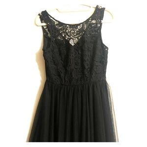 Black Lace Cocktail Dress